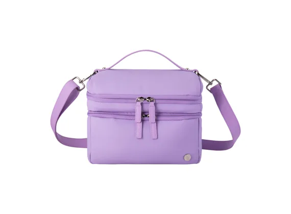 Nappa Leather Carry Bag with Dual-Layer Large Capacity XD012410A