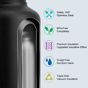 best 64 oz insulated water bottle bulk
